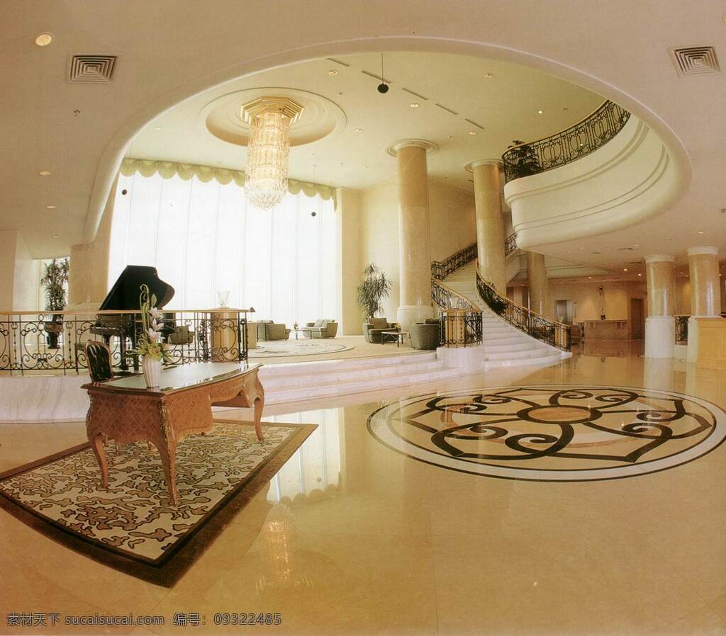 建筑园林 楼梯 欧式 实景 室内 室内摄影 室内设计 照片 过厅 资料 装饰素材