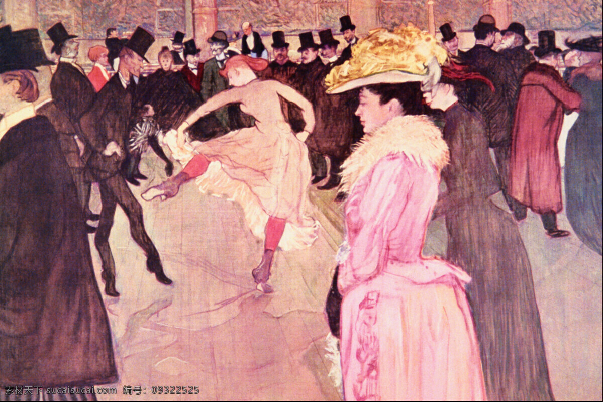 贵族 生活 高贵 贵族生活 绘画书法 活动 女人 设计图库 跳舞 贵夫人 油画 文化艺术 家居装饰素材