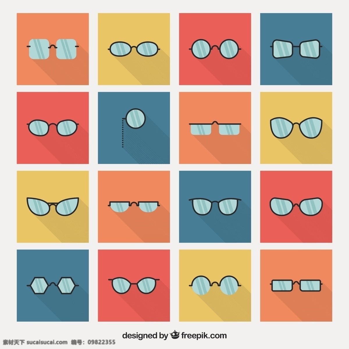各种眼镜 时尚 眼镜 眼睛 风格 配件 视力 白色