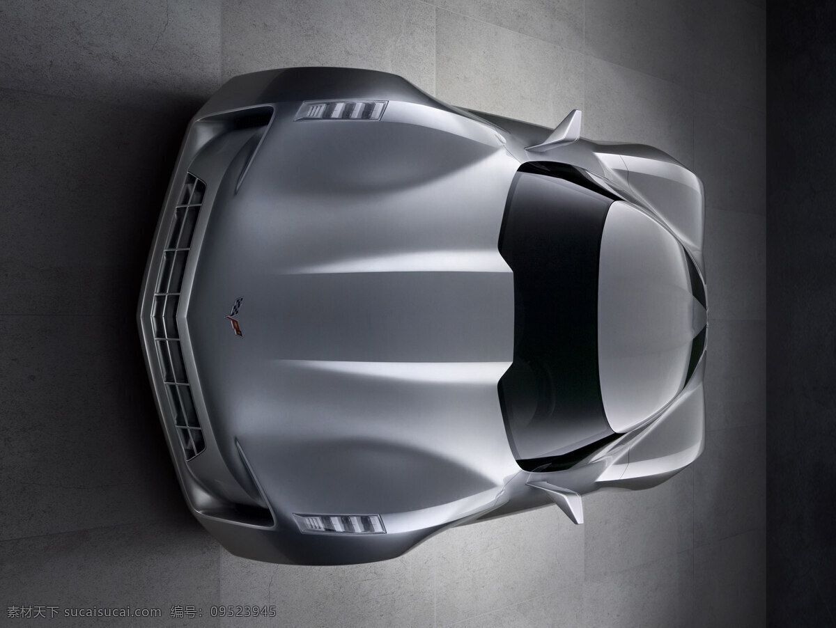 概念车 交通工具 跑车 汽车 现代科技 雪佛兰 克尔 维特 stingray concept 克尔维特 chevrolet 矢量图