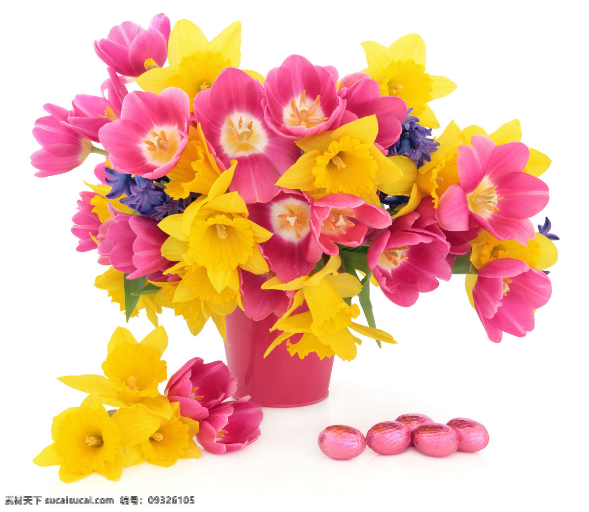 鲜花 盆景 彩蛋 花朵 装饰 复活节 节日庆典 生活百科