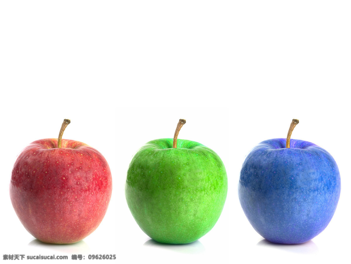 彩色 苹果 彩色苹果 新鲜苹果 新鲜水果 水果摄影 果实 苹果图片 餐饮美食