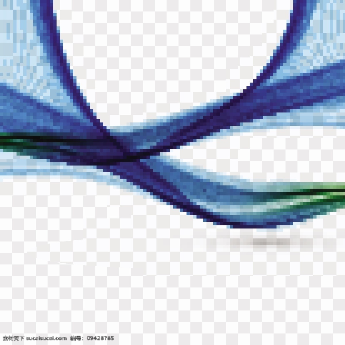 波浪 浮动 形状 背景 抽象 模板 线条 蓝色 烟雾 现代 抽象的形状 运动 柔软 闪亮 漂浮 平滑 混合 波浪背景 流动
