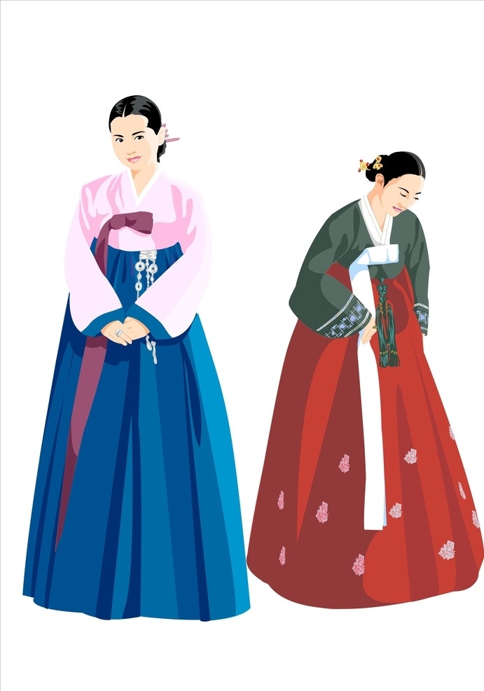 韩服 韩服美女 韩国美女 丽人 女人 女孩子 服饰 韩装 人物 人物图库 女性妇女