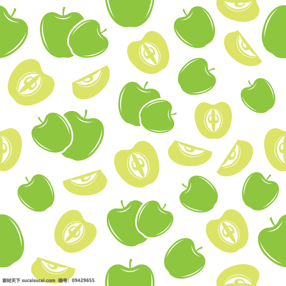 水果 背景 图 手绘 苹果 水果背景图 绿色 卡通 可爱 手绘水彩 底纹边框 背景底纹