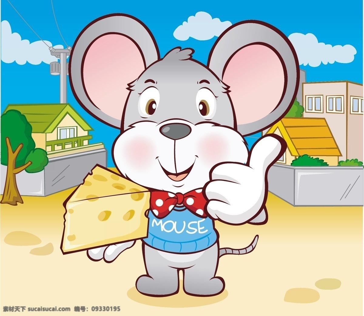 卡通老鼠 老鼠 新年 矢量人物 儿童幼儿 韩国可爱卡通 矢量图库 十二生肖 卡通动物 矢量