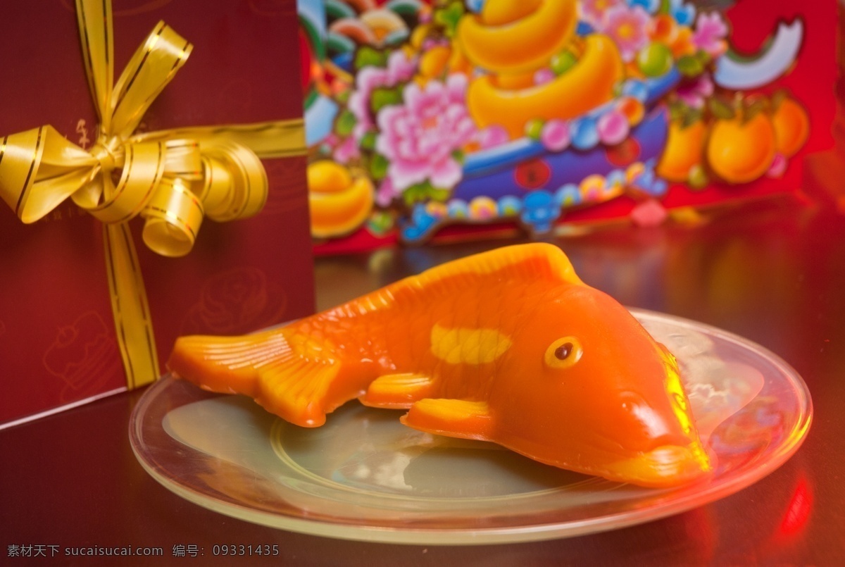 年糕 年年有鱼 金鱼 红金鱼 黄金鱼 贺年送礼 美食 传统美食 餐饮美食