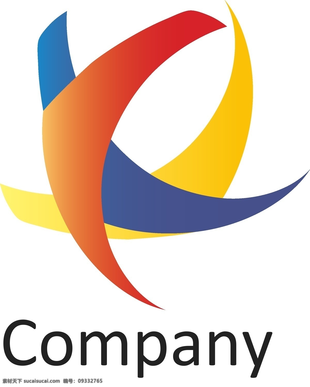 公司logo 红色 蓝色 黄色 渐变 logo 公司 标志 色彩 颜色 创意 橘色 简易 线条 留白 朴 标示 白色