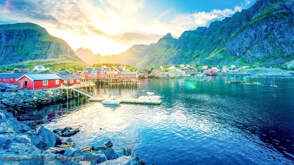 挪威风光 自然 旅游 挪威 罗弗敦群岛 景色 山水 水 山水风景 自然风景 自然景观 自然风光 世界风光