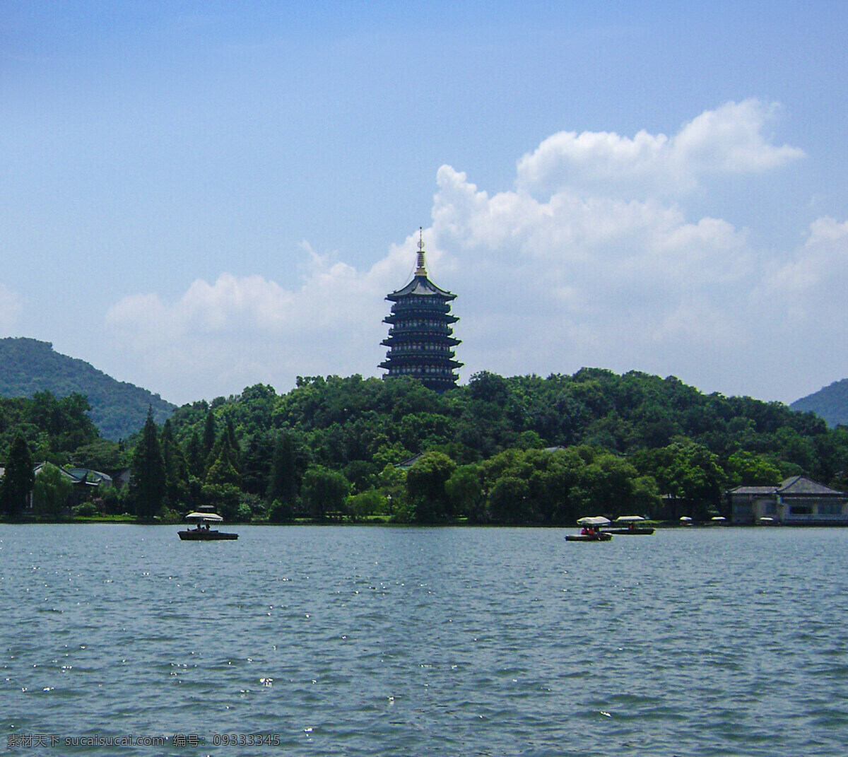 西湖风光 浙江 杭州 西湖 雷峰塔 旅游摄影 国内旅游