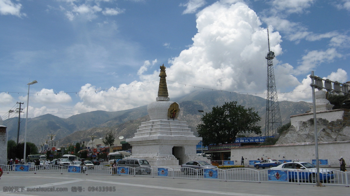 自行车 旅游 西藏 拉萨 灰色