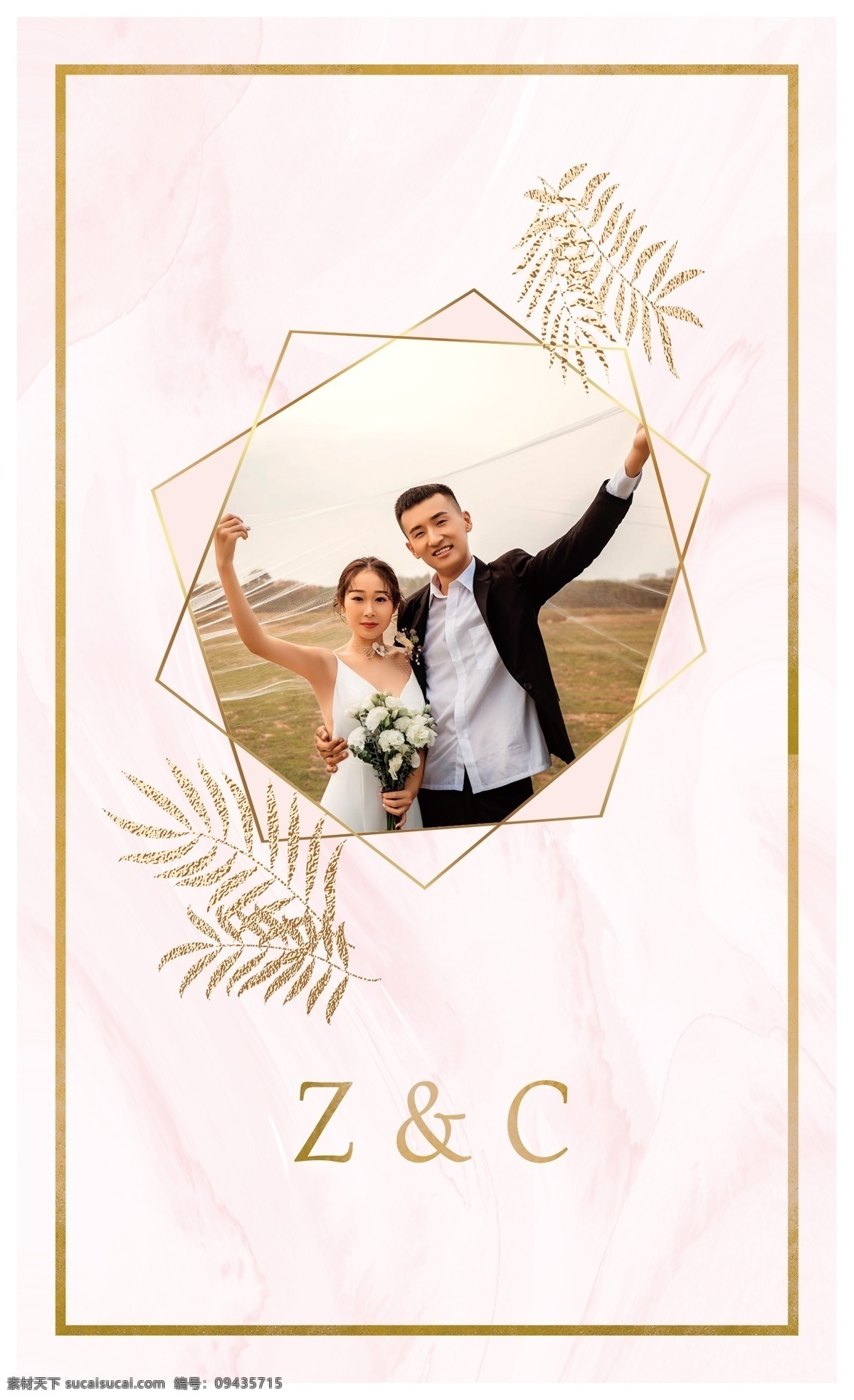 婚礼侧屏 婚礼 结婚 庆典 早场 侧屏 午场 叶子 金色 边条 粉色 大理石 纹路 婚礼主屏 2015素材 展板模板