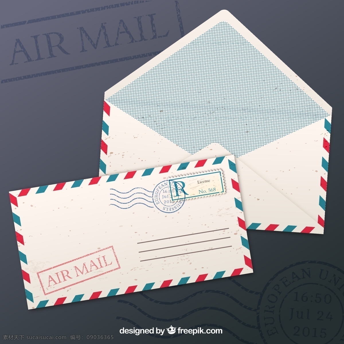 信件 白色航空邮件 信封 航空邮件 邮件