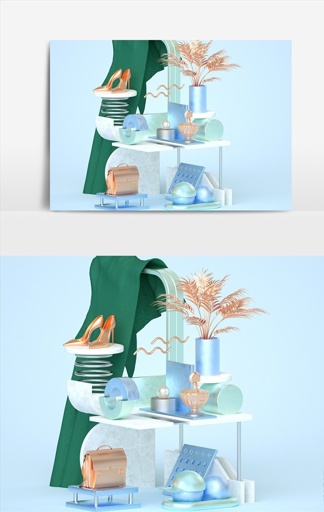 c4d 场景 建模 场景建模 视觉 建模渲染 渲染 3d设计 室内模型