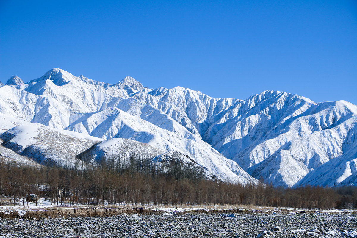 雪山 昆仑山 和田 阿羌 冬天 自然景观 自然风景