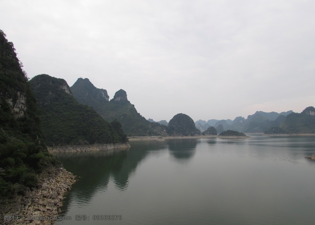 微风 下 湖面 静 山水 水鳞 阴天 自然景观 山水风景