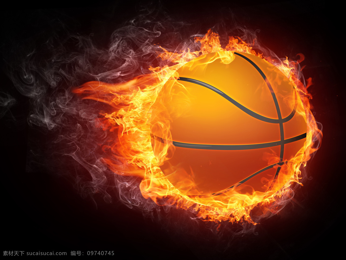 带 着火 焰 篮球 高清 激情 体育运动 燃烧的篮球 篮球狂热 烟雾火苗 风景 生活 旅游餐饮