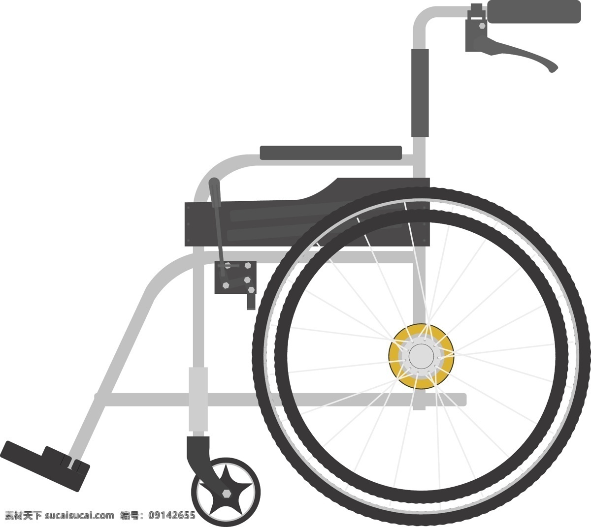 医疗设备 轮椅 精细 图标 医疗 设备 矢量