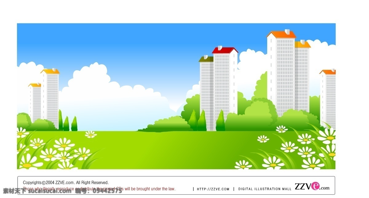zzve 精品 风景 套 完整 款 精品风景 矢量风景 自然景观 自然风景 矢量图库