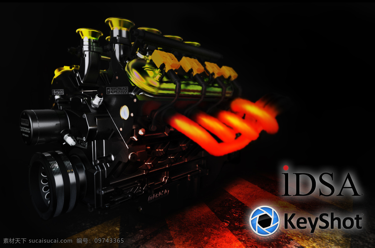 keyshot 渲染 ls1 插件 idsa 3d模型素材 其他3d模型