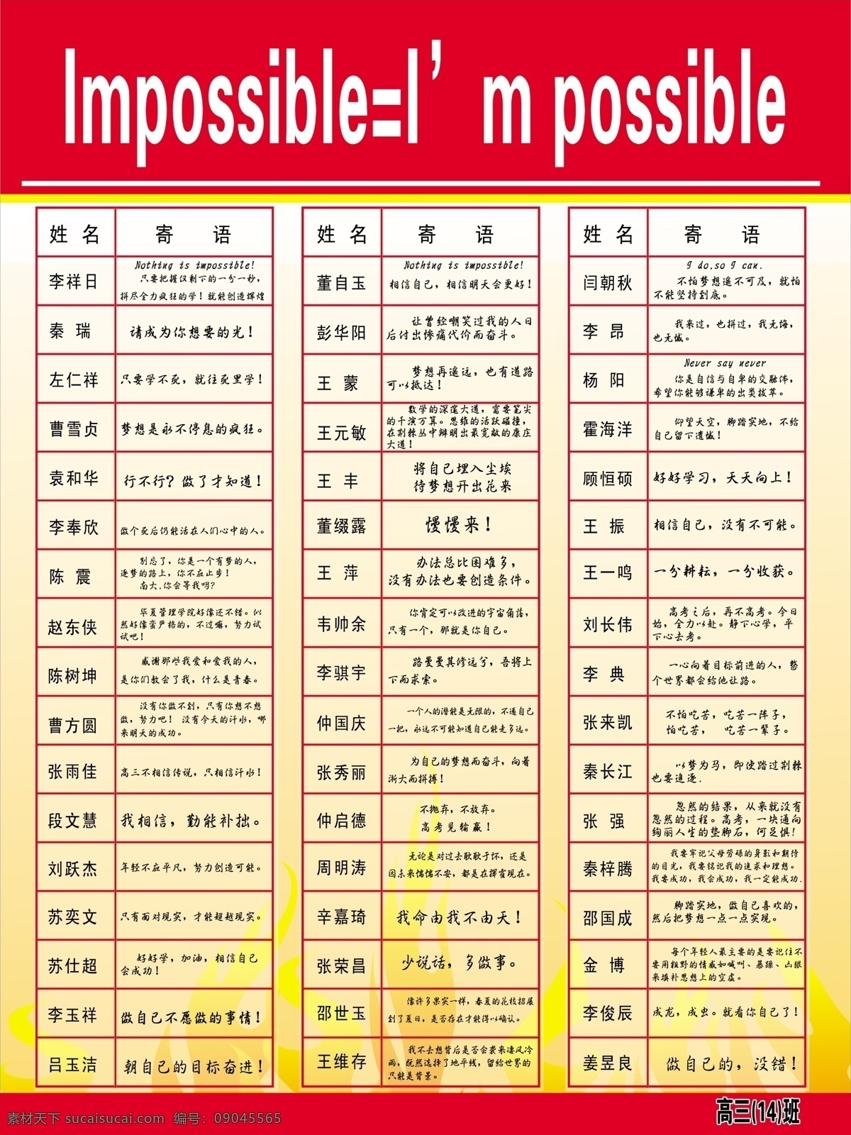 广告设计模板 教室展板 学校展板 源文件 展板模板 教室 展板 模板下载 学生寄语 教室寄语 同学寄语 同学留念 其他展板设计