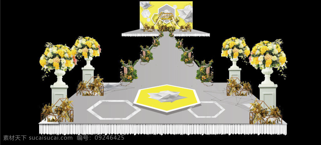 灰黄色婚礼 个性婚礼 个性婚礼设计 婚礼舞台背景 婚礼 背景 效果图 灰色婚礼 黄色婚礼 灰色 加 黄色 舞台 设计图 黄色系婚礼 系
