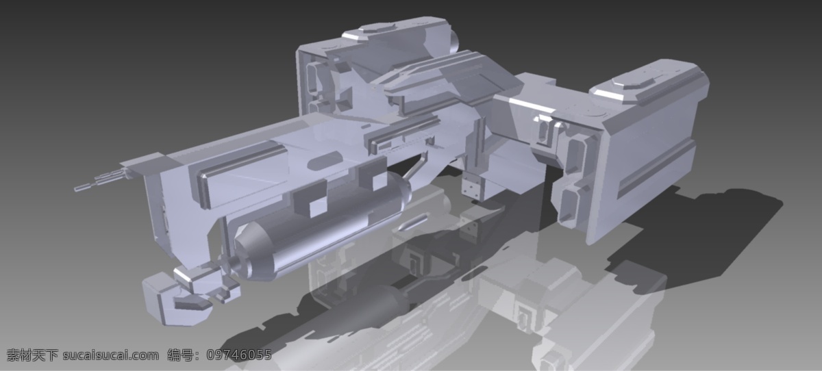 unsc 导弹 护卫舰 军事 航空航天 杂项 3d模型素材 建筑模型
