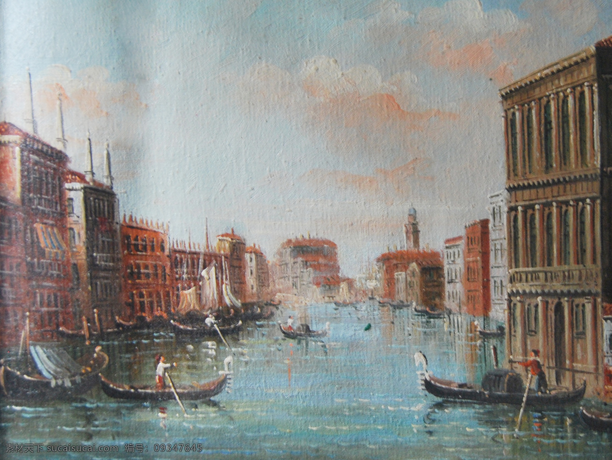 水上 威尼斯 油画 水城 印象油画 油画出售 威尼斯油画 威尼斯街景 手绘油画拍摄 实画拍摄 水上威尼斯