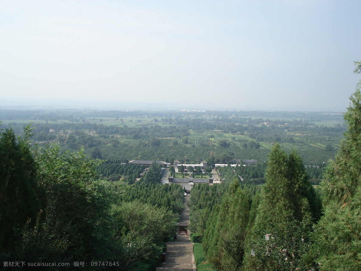 秦始皇陵墓 陕西 西安 兵马俑 一览众山小 自然景观 风景名胜 摄影图库