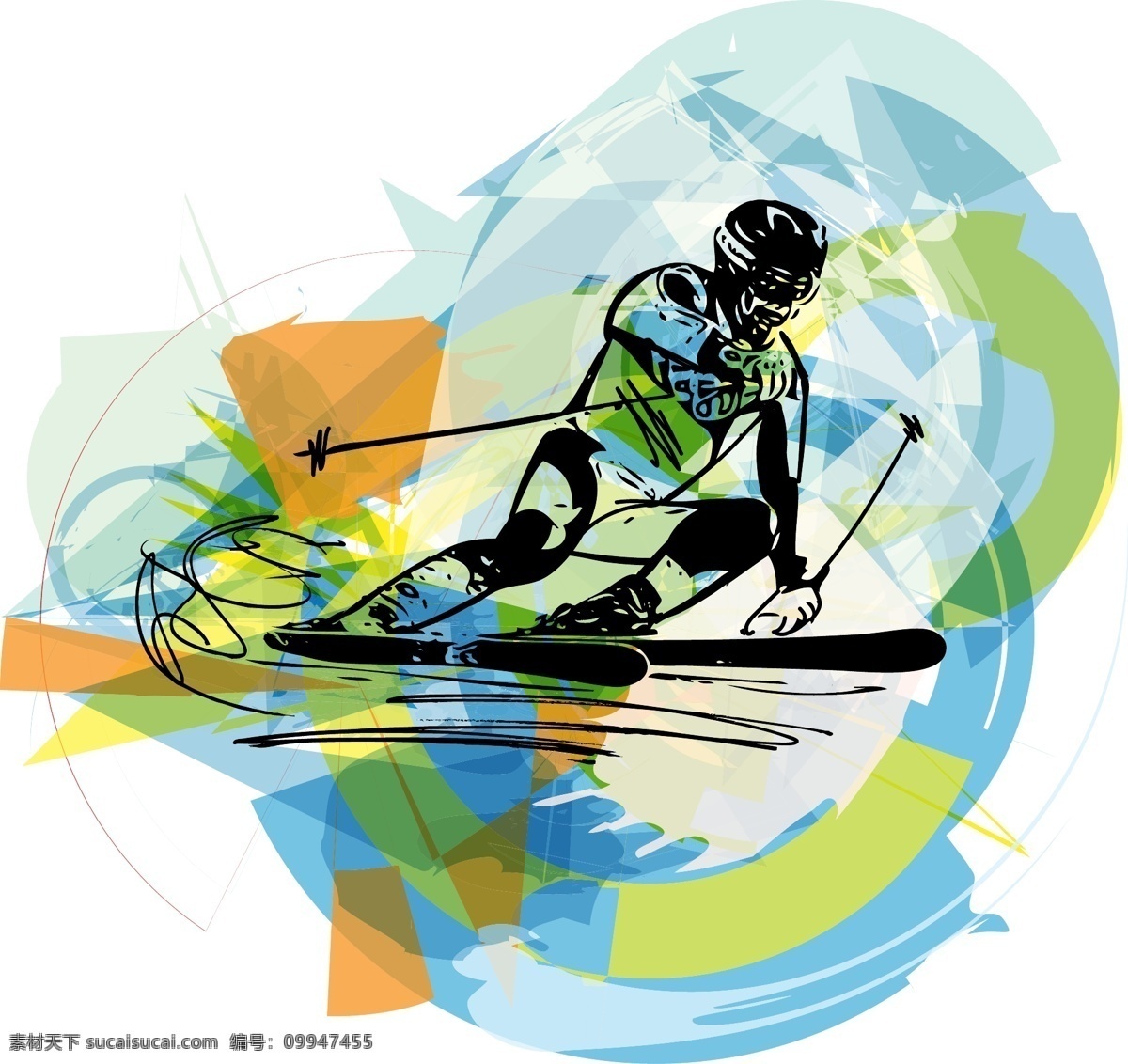 滑雪人物 滑雪 人物 运动 体育 体育运动 涂鸦 手绘 插画 背景 海报 画册 矢量人物 人物图库 生活人物