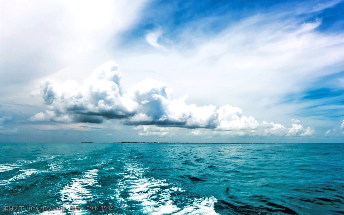 高清 蓝色 大海 风景图片 海面 海上 海水 海