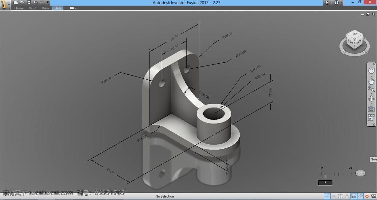 inventor 融合 2013 autodesk 机械设计 3d模型素材 电器模型