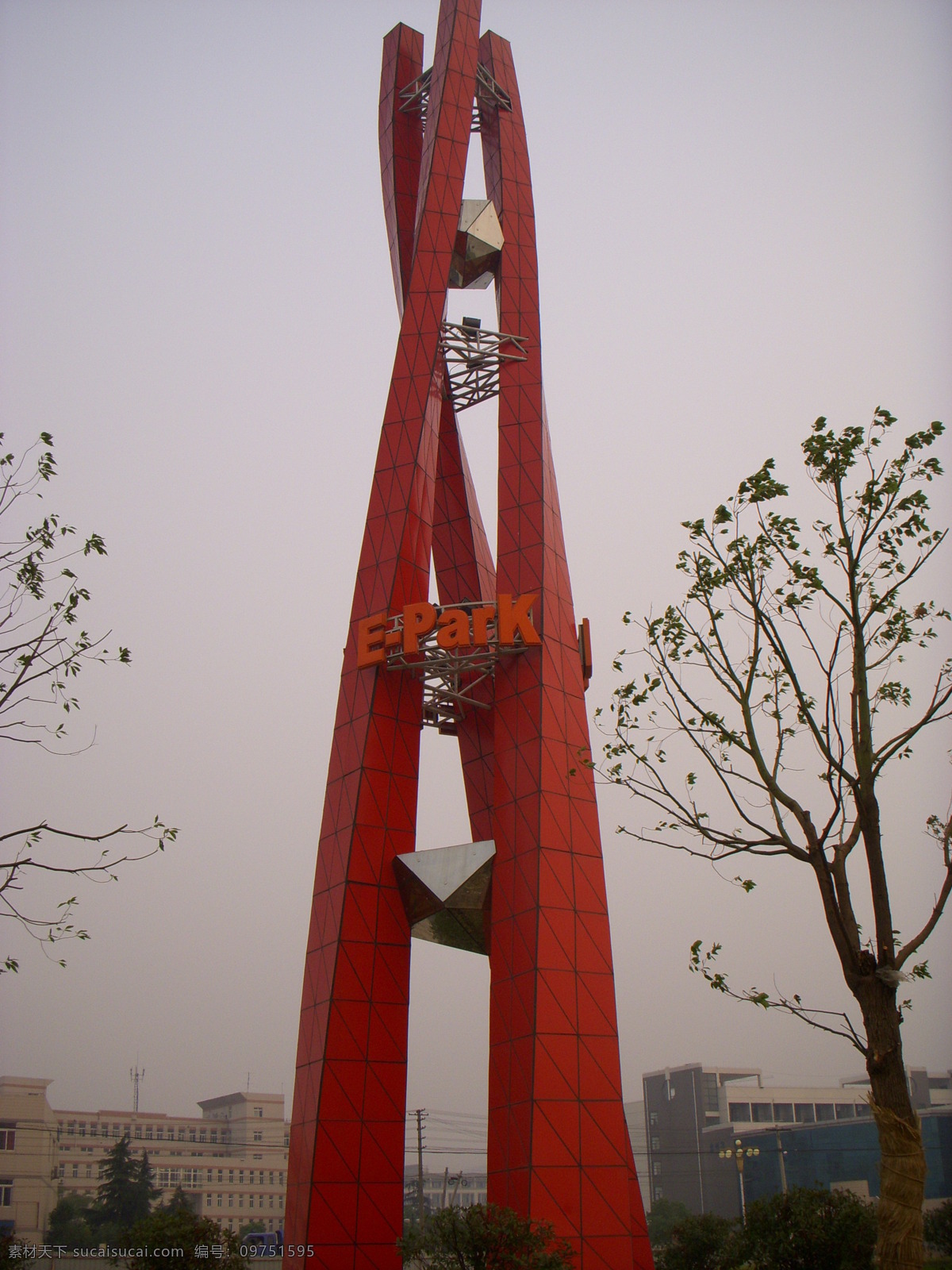 雕塑 红色雕塑 无锡 大学区 红色 旅游摄影 国内旅游