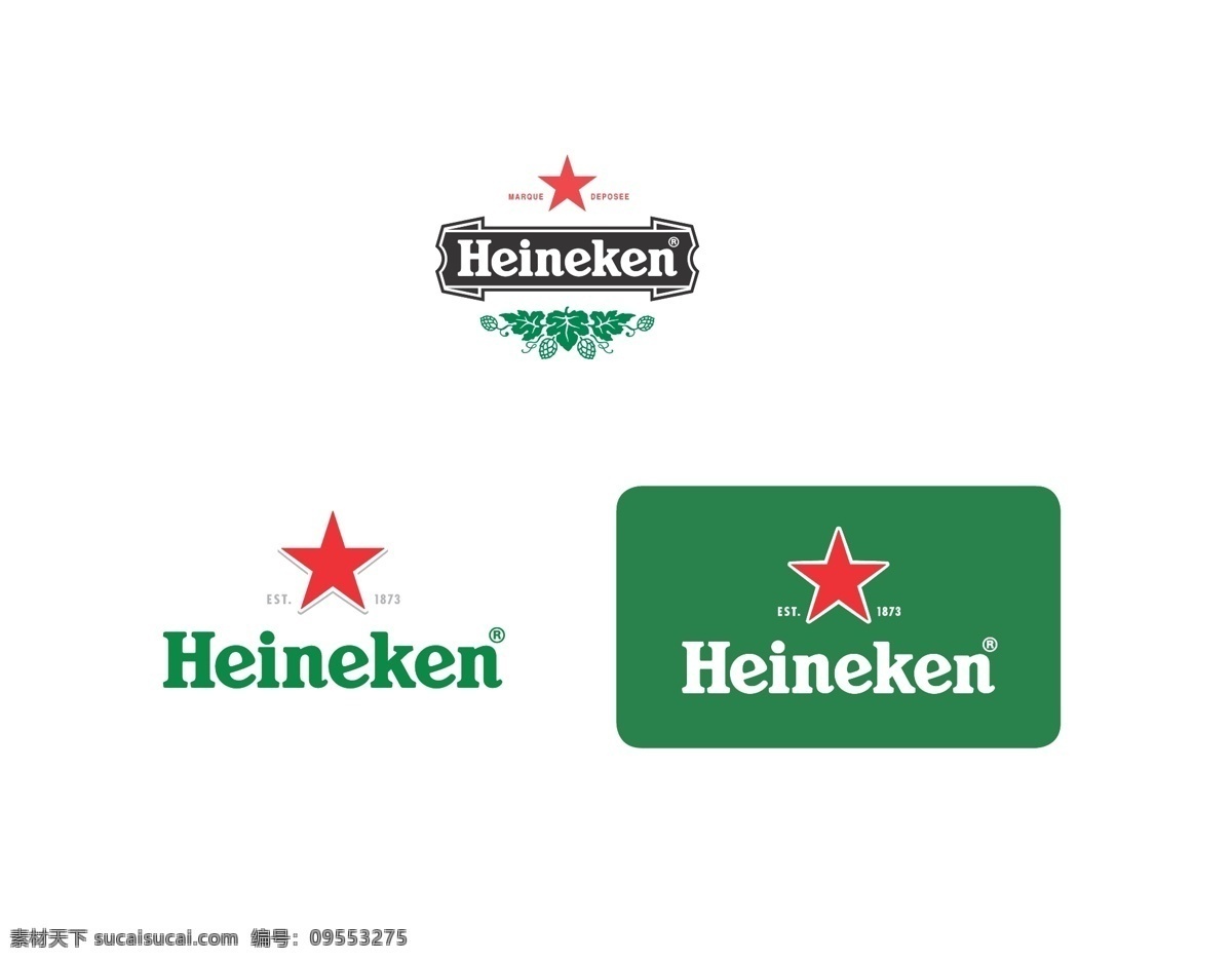 喜力 啤酒 logo 标志 啤酒品牌 喜力啤酒 heineken 啤酒logo 喜力标志 logo设计