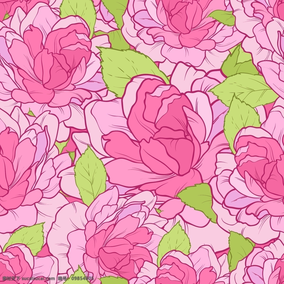 粉色花朵背景 植物 粉色 花朵 背景 灿烂