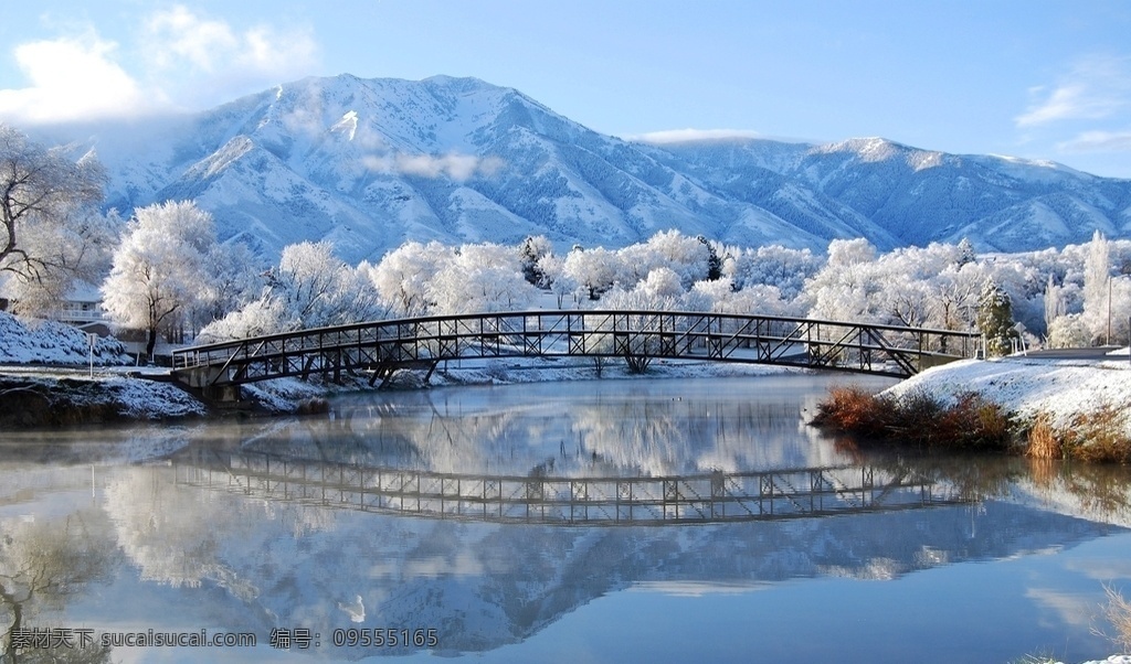 雪山 湖畔 高清 美景 风景画 雪山湖畔 唯美 旅游摄影 国内旅游