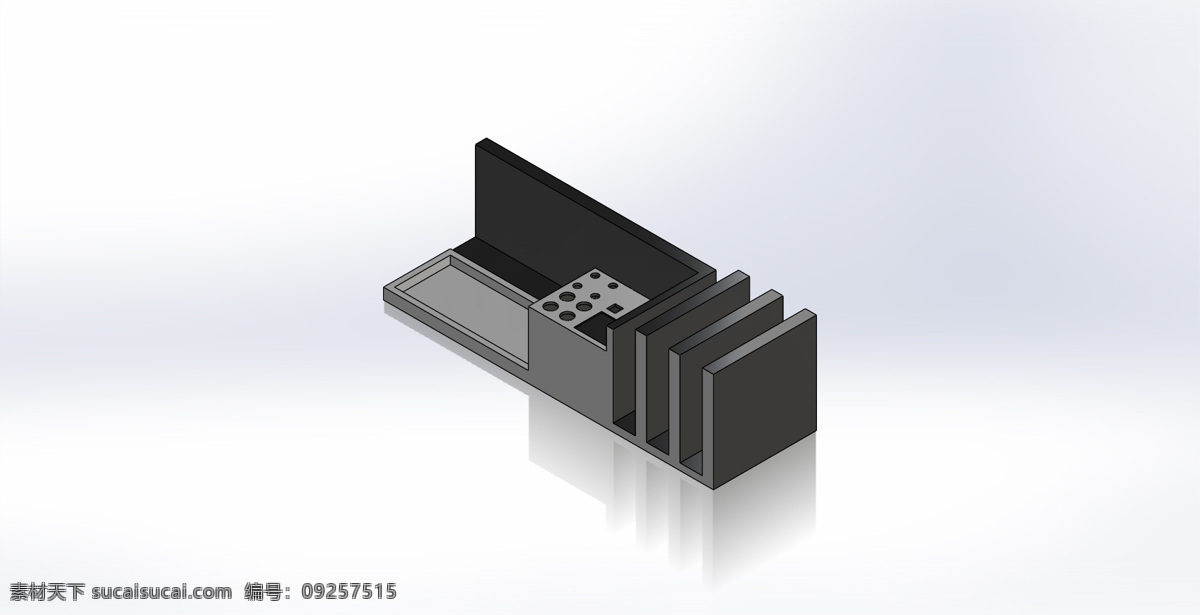 桌上 组织者 3dprintshow 3d模型素材 3d打印模型