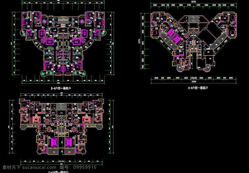 cad cad设计图 布置图 平面图 室内设计 源文件 住宅 装修图 模板下载 住宅平面图 施工图纸 dwg 3d模型素材 cad施工图