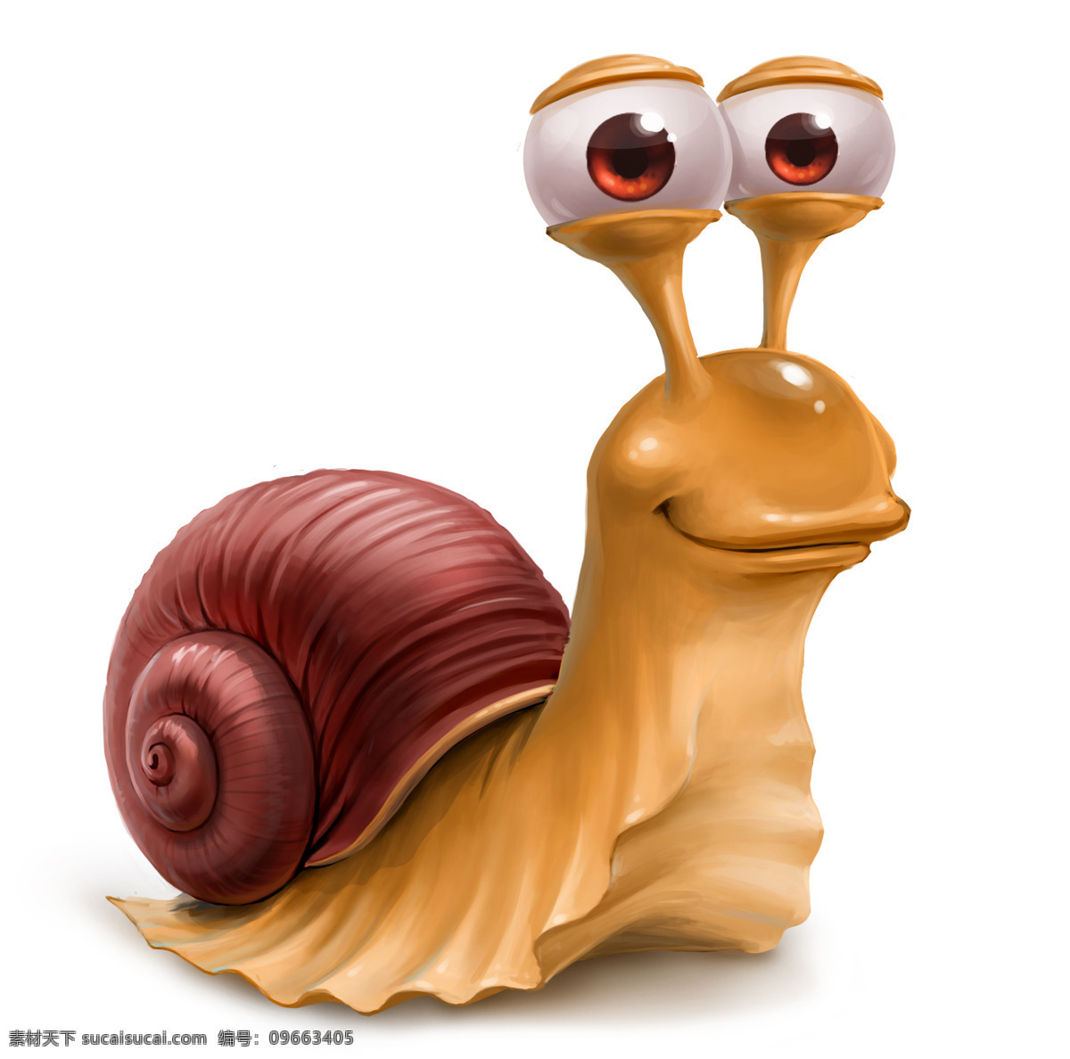 卡通 蜗牛 卡通蜗牛 可爱动物 卡通动物插画 其他类别 生活百科 白色