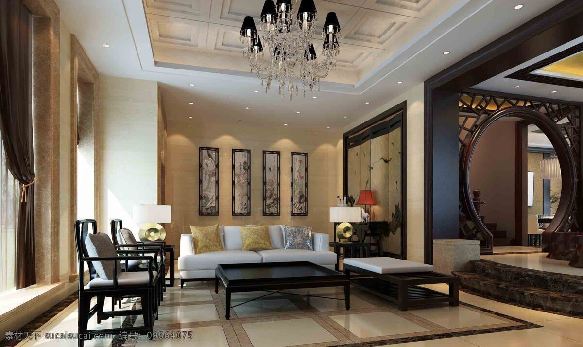 古韵 中国 客厅 古典 客厅设计 中国风 家居装饰素材 室内设计