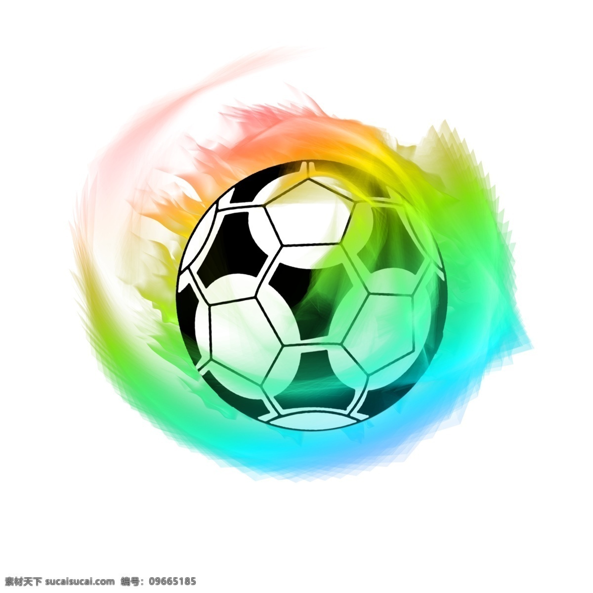 2018 世界杯 足球 炫 酷 彩色 火焰 运动 体育 彩色足球 俄罗斯 激情 特效 超酷 足球装饰