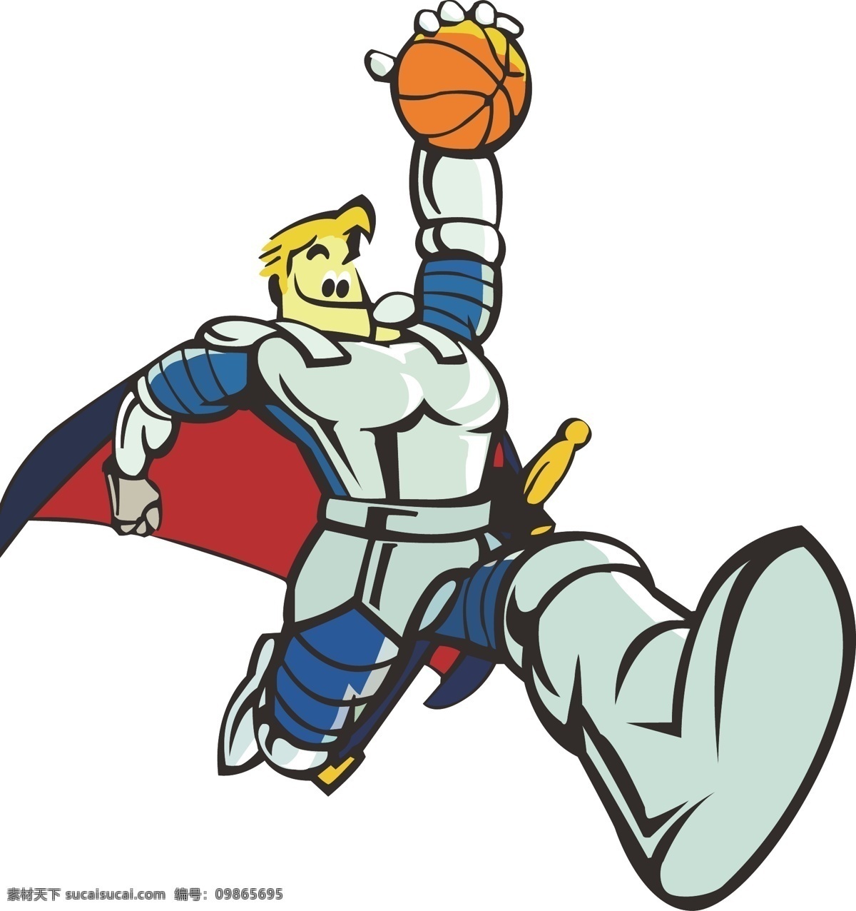 篮球 骑士 披风 其他人物 矢量人物 武器 矢量 模板下载 篮球骑士 其实 铠甲 psd源文件