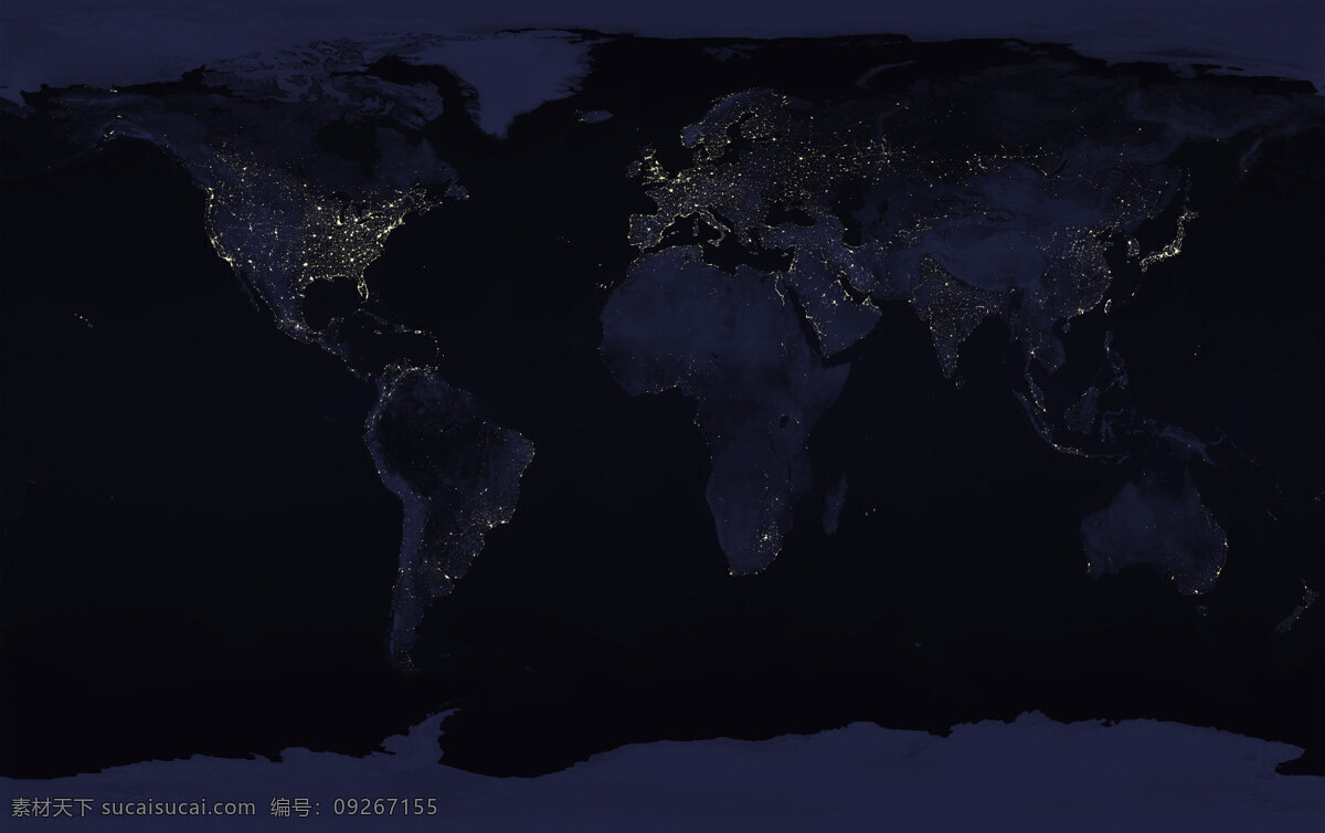 超 高清 地图 夜晚 地球 夜色 3d 贴图 材质