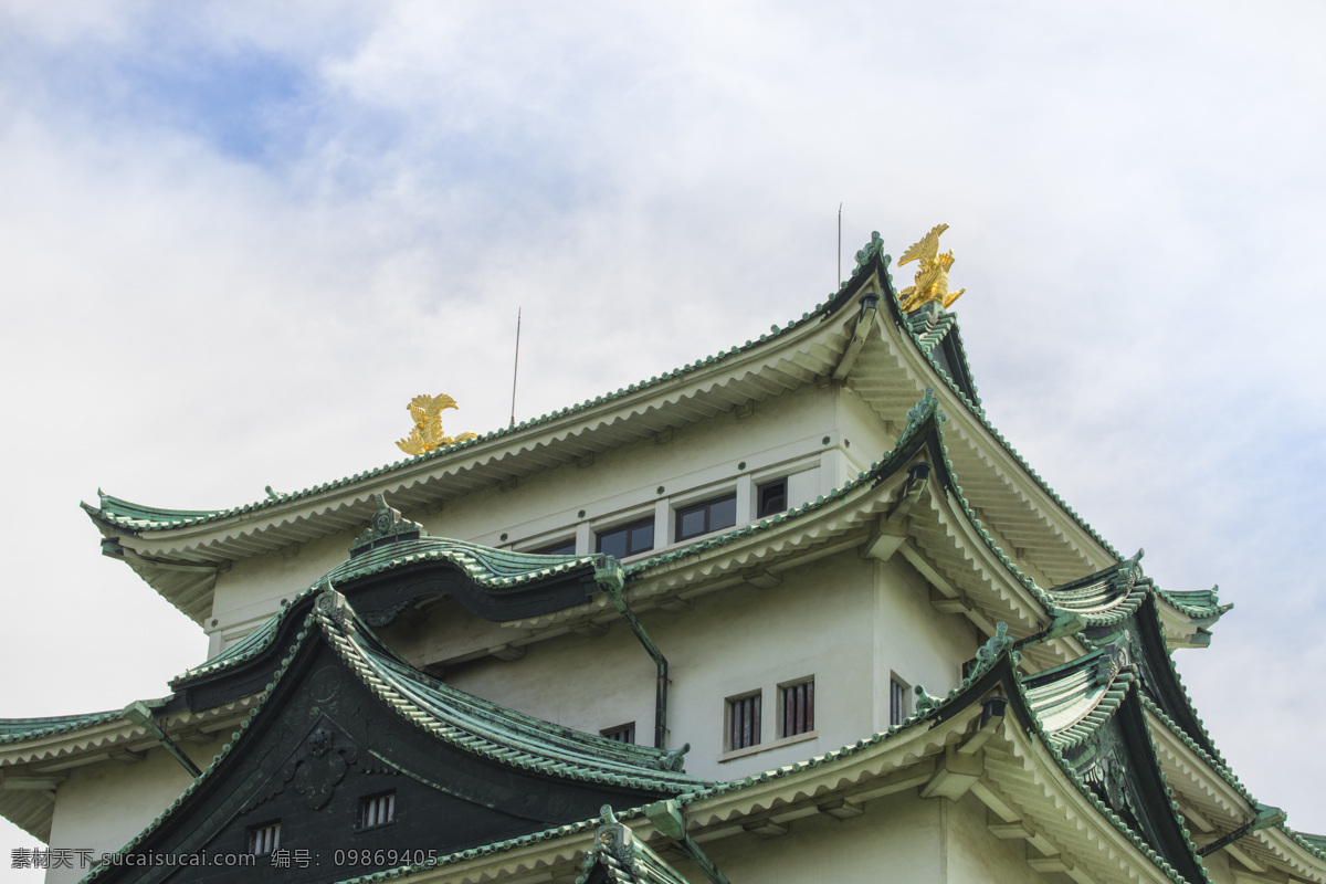 名古屋城堡 名古屋 日本 旅游 风景 风光 景色 建筑 城堡 古堡 名胜古迹 建筑风光 旅游摄影 国外旅游