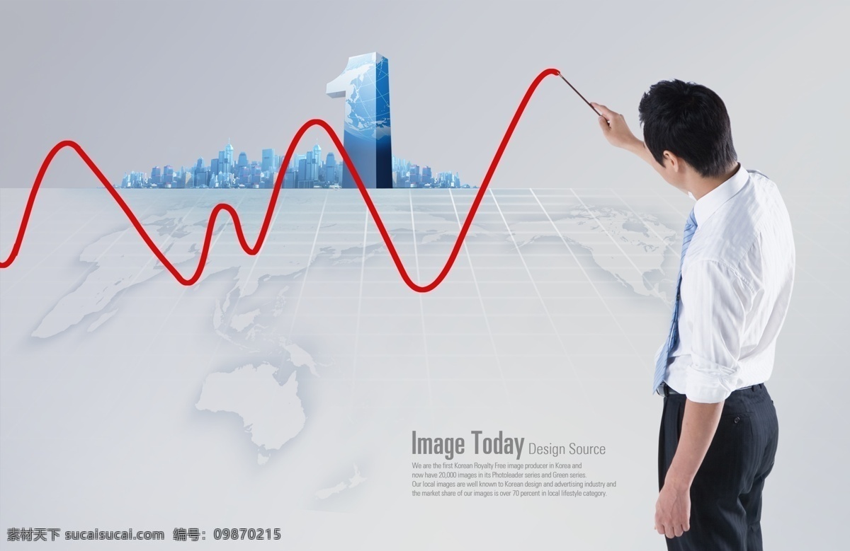 绘制 红色 前 商务 男士 psd素材 红色曲线 男人 商务男士 世界地图 数字一 psd源文件