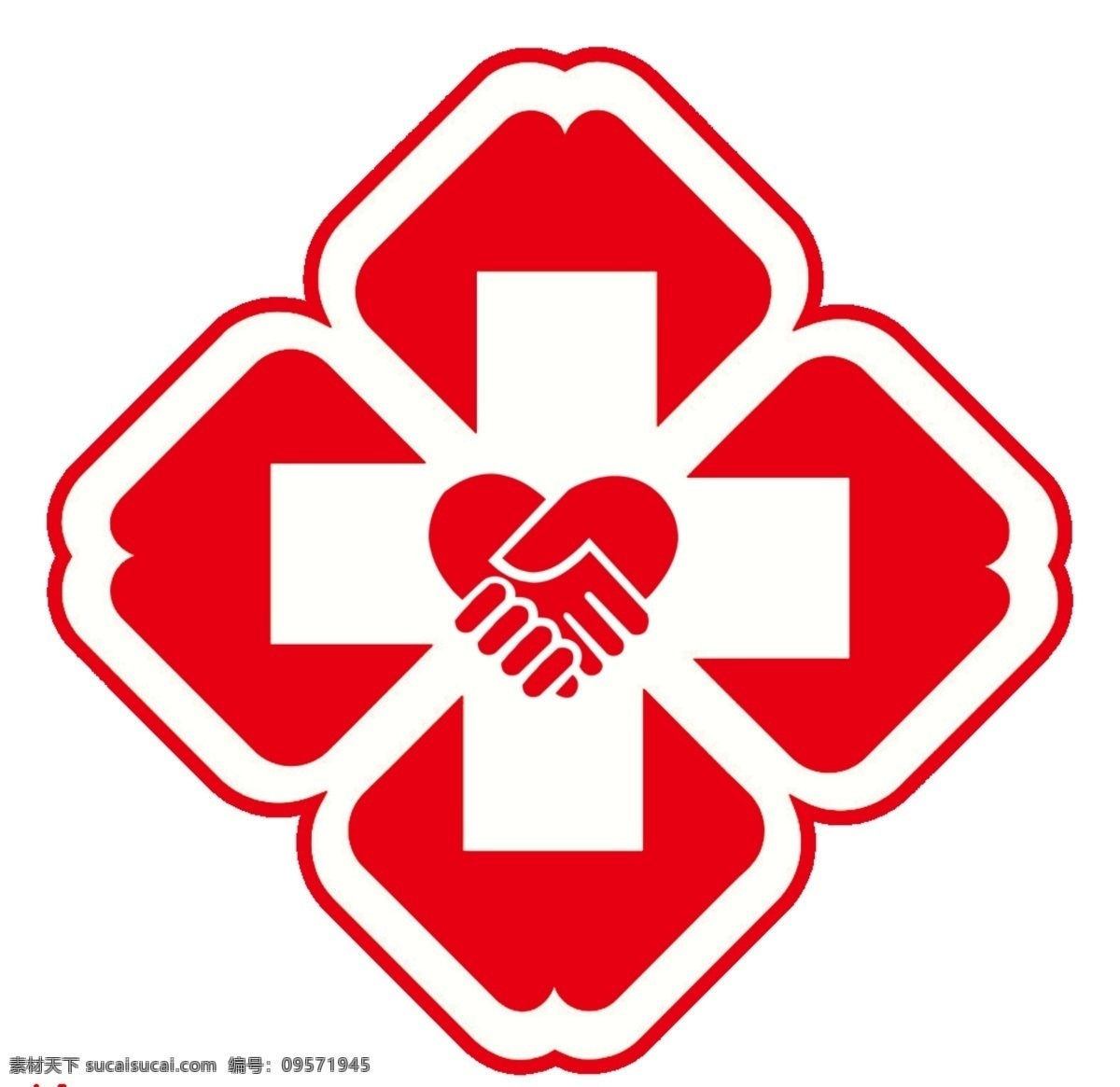 手足 医院 logo 手足医院 医院标志 红十字 医疗