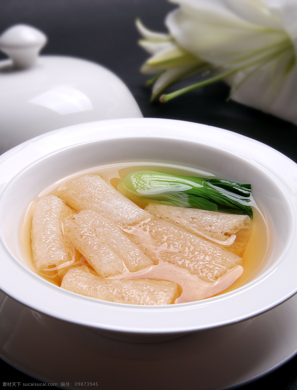 清汤竹笙 竹笙汤 清汤 汤 炖品 传统美食 餐饮美食 高清菜谱用图