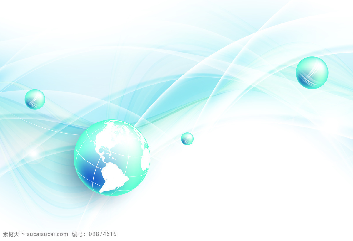 地球 科技 底纹 白色 淡色 科技蓝 背景图片