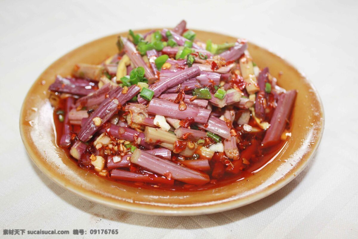 凉拌蕨菜 特色湘菜 菜品高清图片 传统美食 餐饮美食
