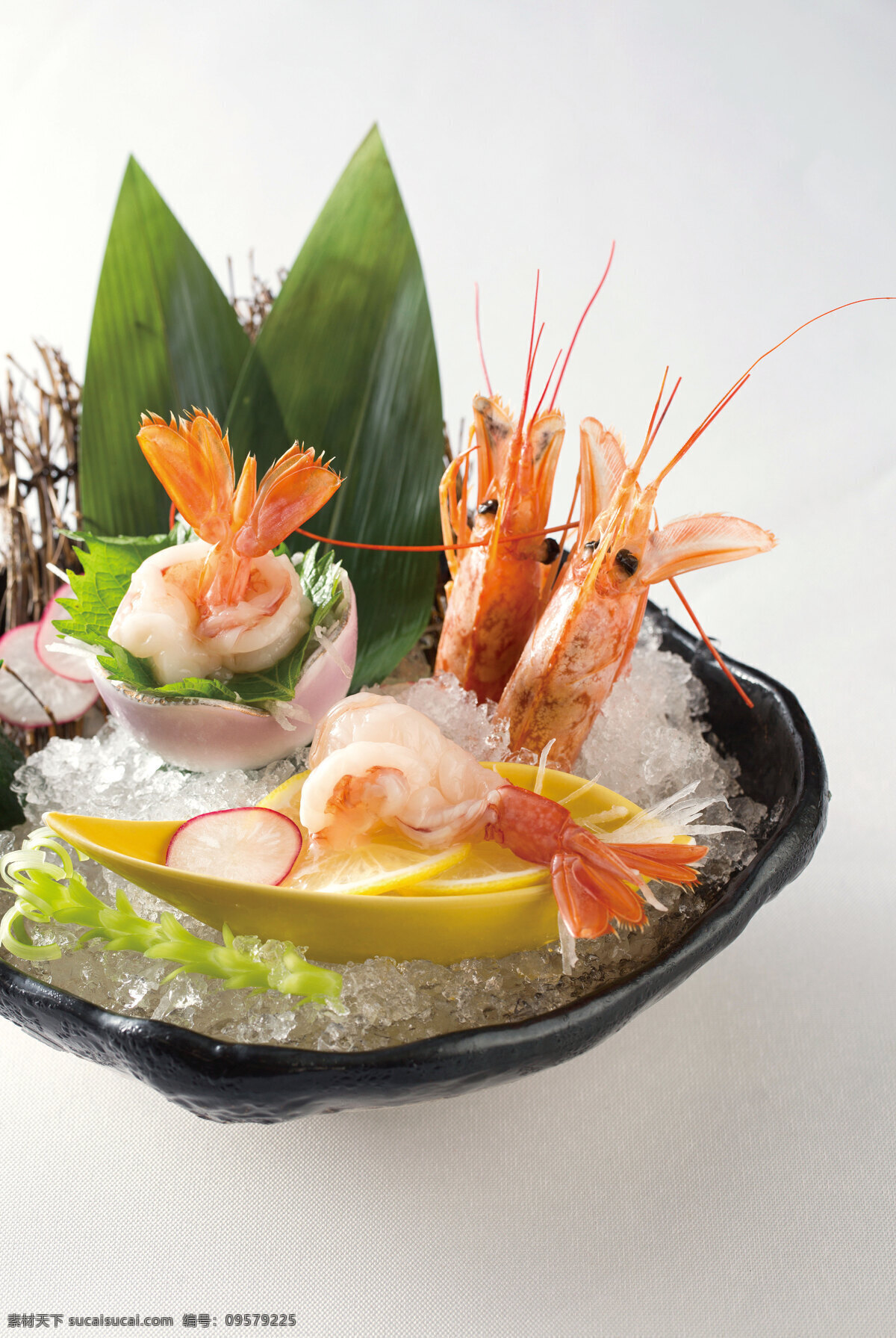 寿司 海鲜 小吃 美食 刺身 红虾 餐饮美食 传统美食